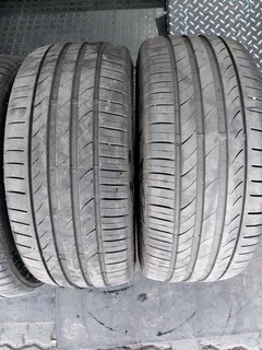 A clean set of 245 35 19 tyres with 99% treads available for sale