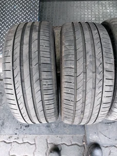 A clean set of 245 35 19 tyres with 99% treads available for sale