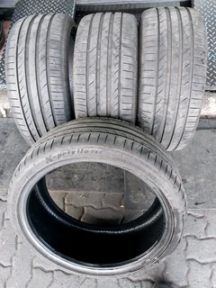 A clean set of 245 35 19 tyres with 99% treads available for sale