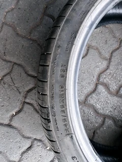 A clean set of 245 35 19 tyres with 99% treads available for sale
