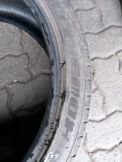 A clean set of 245 35 19 tyres with 99% treads available for sale