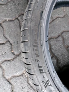 A clean set of 245 35 19 tyres with 99% treads available for sale