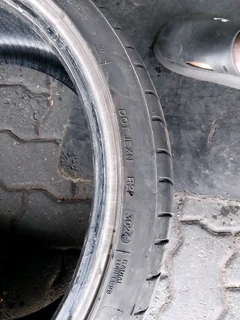 A clean set of 245 35 19 tyres with 99% treads available for sale