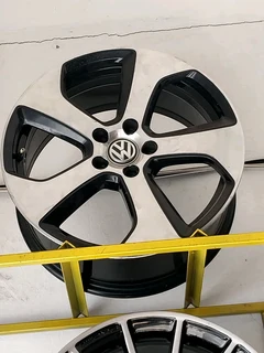 A clean set of 18inch Golf rims available for sale