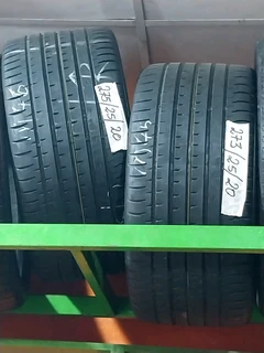 2x 275 25 20 achilies tyres with 98% treads available for sale