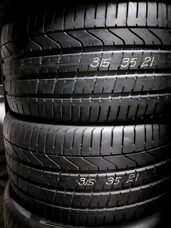 2x 315 35 21 pirelli tyres with lots of treads available for sale
