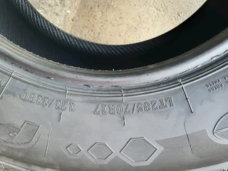 5x 285 70 17 off road tyres 1 new and 4 are 90% available for sale