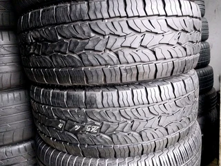 2x 265 60 18 Dunlop Grandtrek tyres with good treads available for sale