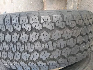 A brand new set of 255 60 20 Goodyear wrangler tyres available for sale