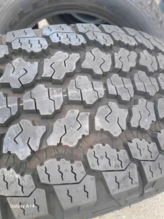A brand new set of 255 60 20 Goodyear wrangler tyres available for sale