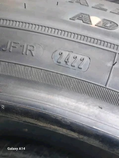 A brand new set of 255 60 20 Goodyear wrangler tyres available for sale
