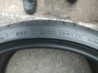 A clean set of 265 30 20 Michelin pilot super sport tyres with lots of treads available