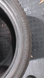 2x 315 35 20 Bridgestone run flat tyres with good treads available for sale