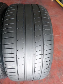 Two 315 35 20 pirelli run flat tyres with good treads available for sale