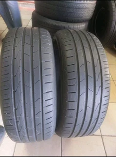 Two 205 55 17 tyres with good treads available for sale