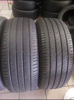 A clean set of 235 55 18 tyres with good treads available for sale