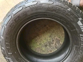Two 285 60 18 cooper discoverer tyres with good treads available for sale