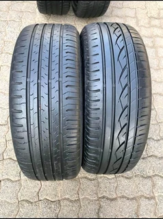 Two 205 55 16 Continental run flat tyres with good treads available for sale