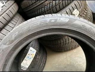 A clean set of 275 40 20 and 245 45 20 pirelli p zero run flat tyres with good treads available for