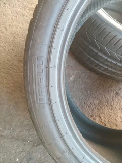 2x 295 35 21 pirelli tyres with good treads available for sale