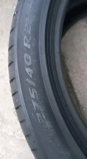 A clean set of 315 35 21 and 275 40 21 Pirelli p zero run flat tyres with 90% tread available