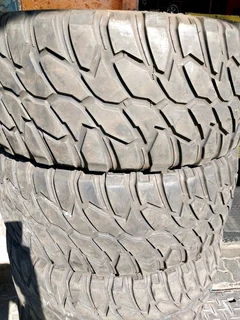 A good set of 33x12.50 R20 tyres with good trrads available for sale