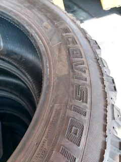 A good set of 33x12.50 R20 tyres with good trrads available for sale
