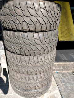 A good set of 33x12.50 R20 tyres with good trrads available for sale