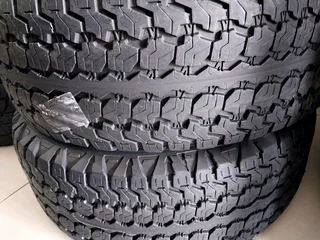 A clean set of 265 65 17 goodyear wrangler tyres with 85% treads available for sale