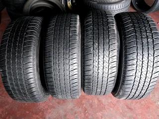 A clean set of 265 60 18 Bridgestone dueler tyres with 85% treads available