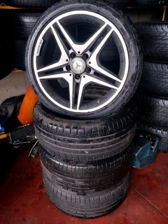 18inch original mercsdes rims and tyres available for sale
