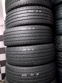 A good set of 255 70 16 Continental tyres available for sale