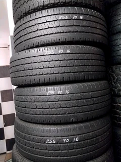 A good set of 255 70 16 Continental tyres available for sale