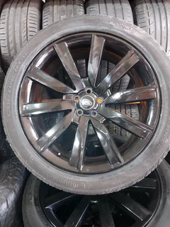 A clean set of 21inch Range Rover Sport Rims and tyres available for sale