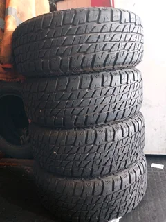 A clean set set of 265 60 18 Giti4x4 white lettering tyres with 99% treads available