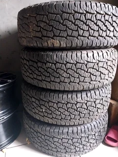 A clean set of 235 55 19 Bf Goodrich tyres with 99% treads available DOT 2023