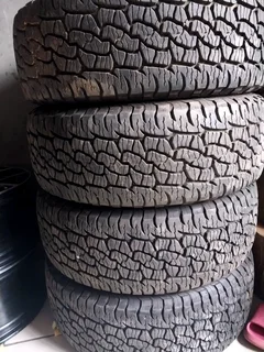 A clean set of 235 55 19 Bf Goodrich tyres with 99% treads available DOT 2023