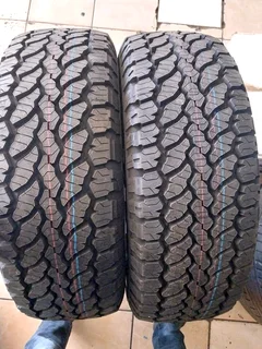 2x 265 70 17 Brand new general grabber tyres available for sale