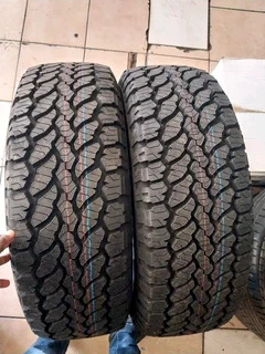 2x 265 70 17 Brand new general grabber tyres available for sale