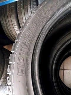 A clean set of 275 55 20 Apollo tyres with 90% treads available for sale