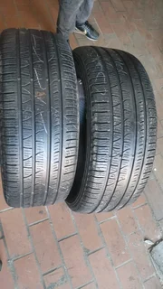 2x 255 55 19 pirelli scorpion tyres with good treads available for sale