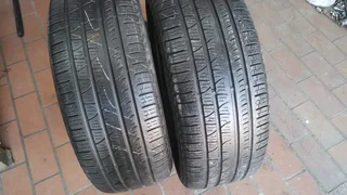 2x 255 55 19 pirelli scorpion tyres with good treads available for sale