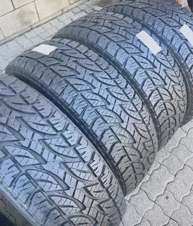 A clean set of 265 65 17 Bridgestone dueler tyres with good treads available for sale