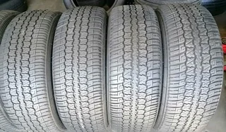 A clean set of 265 55 20 Dunlop Grandtrek tyres with 90% treads available for sale