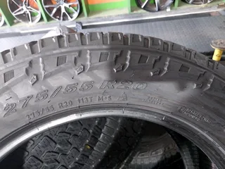 A clean set of 275 55 20 pirelli scorpion 廬 verde tyres with good treads available for sale