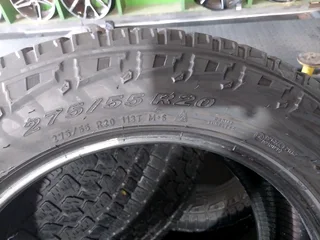 A clean set of 275 55 20 pirelli scorpion 廬 verde tyres with good treads available for sale