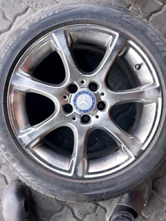 17inch Mercedes spare rim and tyre available for sale