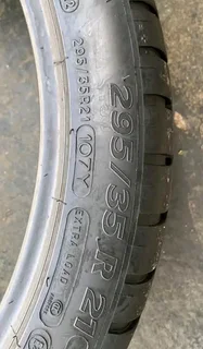 A clean set of 295 35 21 Michelin latitude sport3 tyres with 90% treads available for sale