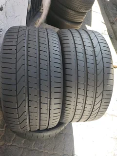 2x 315 30 22 pirelli tyres with 95% treads available for sale