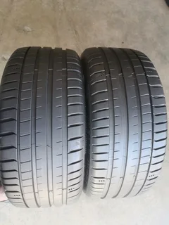 2x new 255 35 19 Michelin pilot sport 4s normal tyres with 99% available for sale